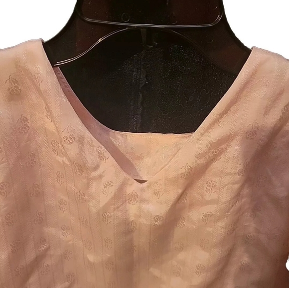 American Accent Vintage Pink Dress 80s Size 12 - Picture 4 of 4